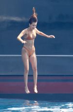 BELLA HADID in Bikini on Vacation in Monaco 05/28/2017