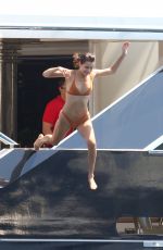 BELLA HADID in Bikini on Vacation in Monaco 05/28/2017