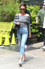 BELLA HADID Leaves Bubby