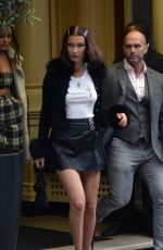 BELLA HADID Leaves Her Hotel in London 05/12/2017
