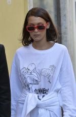 BELLA HADID Out and About in Rome 05/24/2017