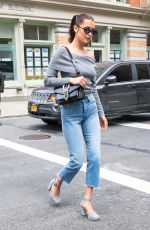 BELLA HADID Out for Lunch at Bubby