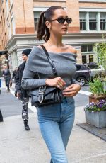 BELLA HADID Out for Lunch at Bubby