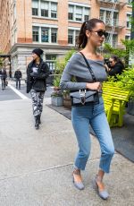 BELLA HADID Out for Lunch at Bubby