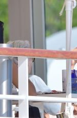 BELLA HADID Out for Lunch in Cannes 05/16/2017