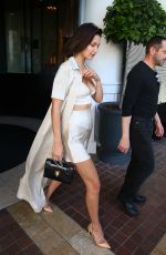 BELLA HADID Out for Lunch in Cannes 05/17/2017