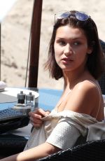 BELLA HADID Out for Lunch in Cannes 05/17/2017