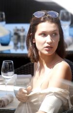 BELLA HADID Out for Lunch in Cannes 05/17/2017