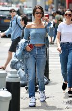 BELLA HADID Out in New York 04/29/2017