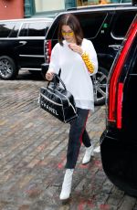 BELLA HADID Out in New York 05/05/2017