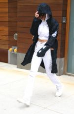 BELLA HADID Out Shopping in New York 04/30/2017
