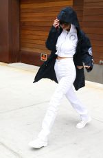 BELLA HADID Out Shopping in New York 04/30/2017