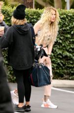 BELLA THORNE Arrives at a Studio in Hollywood 05/10/2017