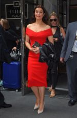 BELLAMY YOUNG Leaves Her Hotel in New York 05/16/2017