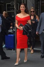 BELLAMY YOUNG Leaves Her Hotel in New York 05/16/2017