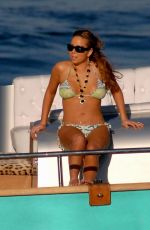 Best from the Past - MARIAH CAREY in Bikini at a Boat in Capri 07/07/2007