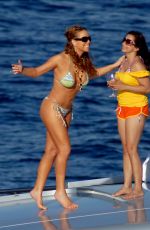 Best from the Past - MARIAH CAREY in Bikini at a Boat in Capri 07/07/2007