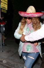 BEYONCE Leaves Gracias Madre in West Hollywood 05/05/2017