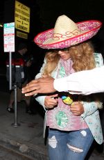 BEYONCE Leaves Gracias Madre in West Hollywood 05/05/2017