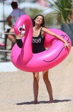 BIANCA BALTI in Swimsuit on the Set of a Photoshoot in Cannes 05/24/2017