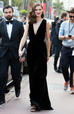 BIANCA BALTI Leaves Martinez Hotel in Cannes 05/25/2017
