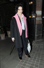 BIANCA JAGGER at Chiltern Firehouse in London 05/04/2017