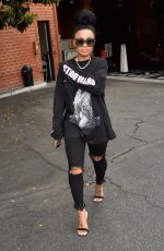 BLAC CHYNA Out for Lunch in Los Angeles 05/30/2017