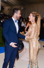 BLAKE LIVELY at 2017 MET Gala in New York 05/01/2017