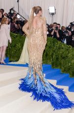 BLAKE LIVELY at 2017 MET Gala in New York 05/01/2017