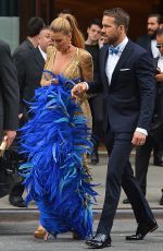 BLAKE LIVELY on Her Way to MET Gala in New York 05/01/2017