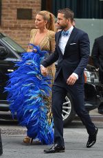 BLAKE LIVELY on Her Way to MET Gala in New York 05/01/2017