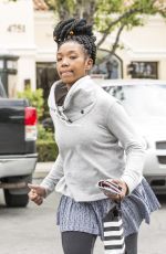 BRANDY NORWOOD Out Shopping at Sephora in Calabasas 05/17/2017