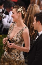 BRIE LARSON at 2017 MET Gala in New York 05/01/2017