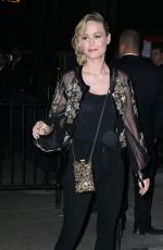 BRIE LARSON Leaves Her Hotel in New York 05/01/2017