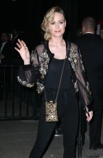 BRIE LARSON Leaves Her Hotel in New York 05/01/2017