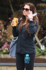 BROOKE SHIELDS Out for Coffee in New York 05/30/2017