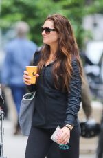BROOKE SHIELDS Out for Coffee in New York 05/30/2017