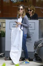CALISTA FLOCKHART Leaves Barney