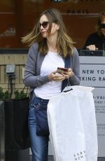 CALISTA FLOCKHART Leaves Barney