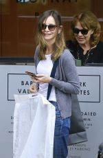 CALISTA FLOCKHART Leaves Barney