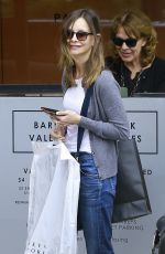 CALISTA FLOCKHART Leaves Barney