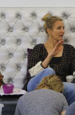 CAMERON DIAZ and NICOLE RICHIE at a Nail Salon in Beverly Hills 05/24/2017