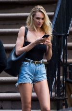 CANDICE SWANEPOEL Leaves a VS Photoshoot in New York 05/26/2017