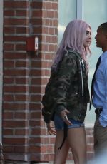 CARA DELEVINGNE and Jaden Smith on the Set of Life in a Year in Toronto 05/29/2017