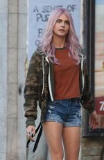 CARA DELEVINGNE and Jaden Smith on the Set of Life in a Year in Toronto 05/29/2017