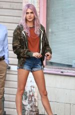 CARA DELEVINGNE and Jaden Smith on the Set of Life in a Year in Toronto 05/29/2017