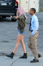 CARA DELEVINGNE and Jaden Smith on the Set of Life in a Year in Toronto 05/29/2017