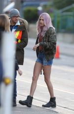 CARA DELEVINGNE and Jaden Smith on the Set of Life in a Year in Toronto 05/29/2017