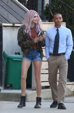 CARA DELEVINGNE and Jaden Smith on the Set of Life in a Year in Toronto 05/29/2017