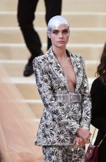 CARA DELEVINGNE at 2017 MET Gala in New York 05/01/2017